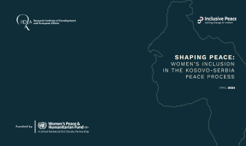 Shaping Peace: Women's Inclusion in the Kosovo-Serbia Peace Process
