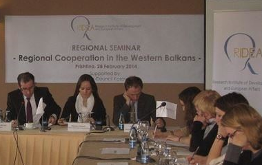 RIDEA's seminar: Regional Cooperation in the Western Balkans